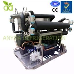 Air Cooled Reciprocating Brine Chiller Dengan Outlet -45C