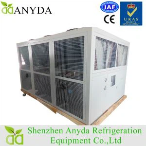 120 Kw Makanan Standarad Stainless Steel Air Cooled Scroll Chiller Dengan 2 Lingkaran Refrigerasi