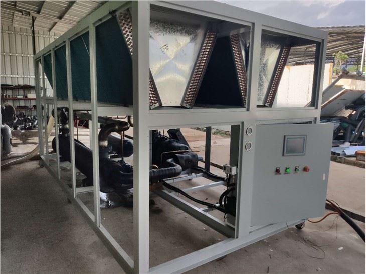 50 Ton 80 Hp 200 Kw Air Cooled Water Chiller Machine With Competitive Price